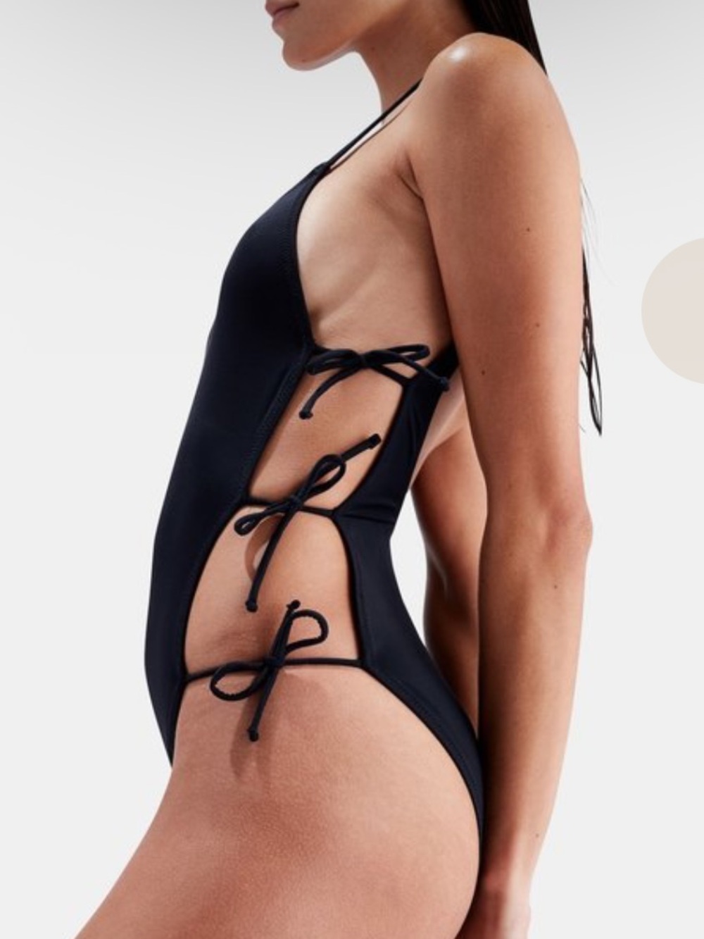 Side Ties One-Piece Swimsuit